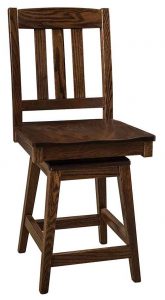 Amish Custom Chairs Lodge Bar- Stool