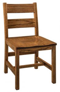 Amish Chairs Custom Memphis Atique Side