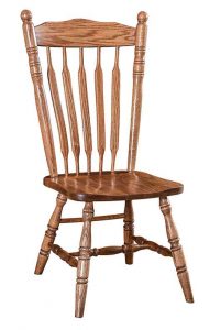 Amish Custom Chairs Post Paddle Side