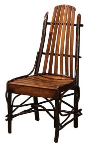 Deluxe Rustic Amish Made Table Chair.