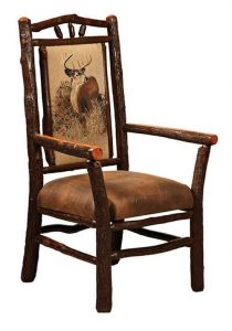 Hoosier Captain Chair Custom Amish Made.