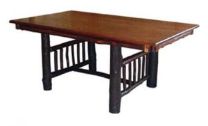 Mission Trestle Table Custom Amish Built.