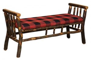 Custom Amish Crafted Bench with Arms.