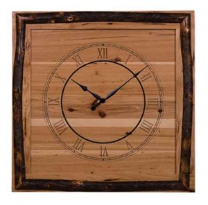 Amish Rustic Custom Made Wall Clock.