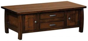 Custom Amish Grand Teton cabinet coffee table