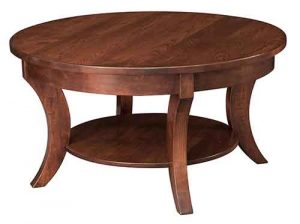 round top Madison coffee table