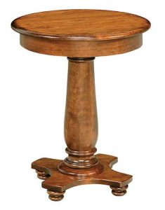 Custom Amish built Mason lamp table