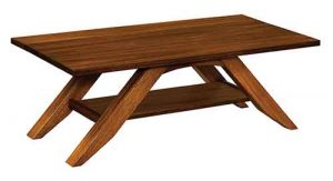 Custom Amish Newport coffee table