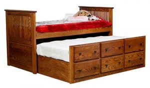 Captain Amish Custom Built Bed.