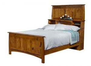 Bookcase Custom Amish Crafted Bookcase Bed.