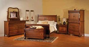 Old Classic Amish Custom Made Bedroom Set.