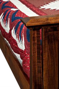 Artesa bed footboard detail