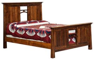 Artesia Custom Made Amish Bed With Openings.