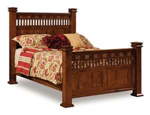Sequoyah Custom Amish Crafted Bed.