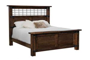 Iron Wood Amish Custom Made Bed.