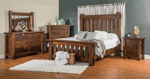 Houston Amish Crafted Custom Bedroom Set.