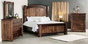 Amish Made Timbra Paneled Bed.