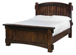 Timbra Custom Amish Built Paneled Bed.