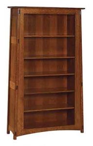 McCoy 5 shelf bookcase with custom inlays