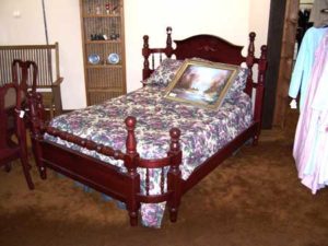 Deluxe Wrap Around Bed in Red Oak