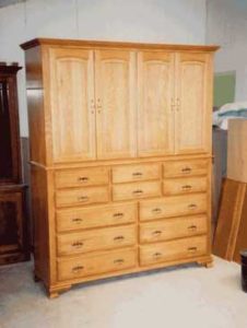Mule Chest Double Wide Armoire Exterior