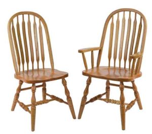 Custom made Amish Bent Paddle chair