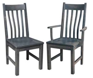 Mission style custom Amish built chairs