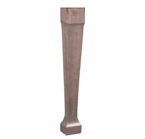 Brown Maple Amish designed table leg with foot