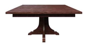 Single pedestal Amish custom 652 table