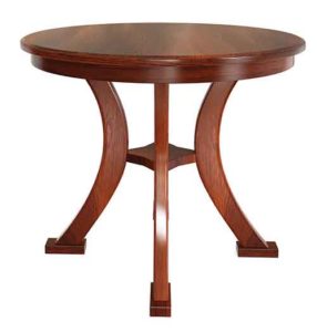 Butler single pedestal custom Amish built table