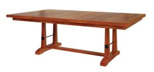 Amish made Carla Elizabeth trestle table