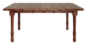 What you see here is our custom Amish crafted Chair Leg table.