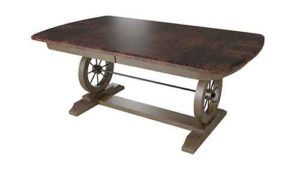 This is our Conestoga custom Amish crafted table.
