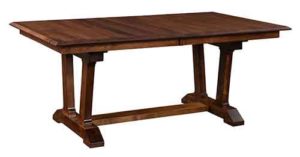 Here is our Harper Amish built Double Pedestal table.