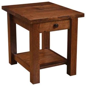 Handcrafted Solid Wood Sawmill end table