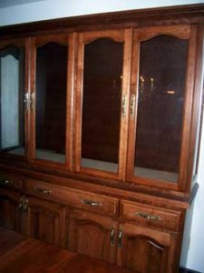 Amish Made Cherry Four Door Hutch