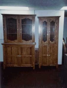 Double Arch Hutch with Matching Corner Hutch