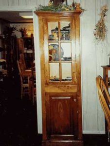 Amish Crafted Pine Chimney Cabinet