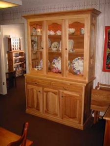 Amish Crafted Solid Hickory Dining Hutch