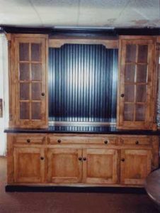 Amish Crafted Cherry Double Hoosier Hutch
