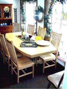 Solid Maple Prestige Mission Dining Table