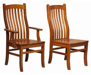 Solid Wood Arts & Crafts dining chairs