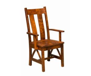 Amish Handcrafted Bostonian Arm Chair