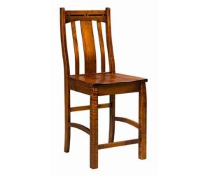 Solid Wood Boulder Creek bar chair
