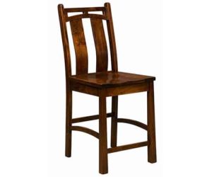 Amish Handcrafted Bridgeport bar chair