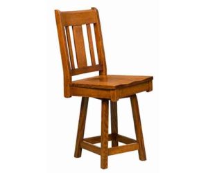 Solid Wood Brookville swivel bar stool