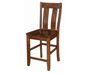 Solid Wood Garrison stationary stool