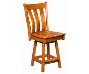 Amish Made Vancouver swivel stool