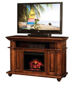 Amish Crafted Bryant Fireplace TV Stand