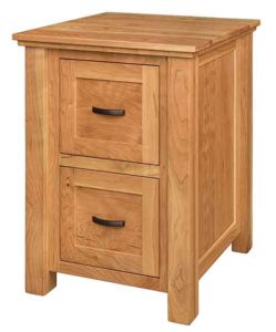 Amish Crafted Solid Cherry Two Drawer Office File Cabinet